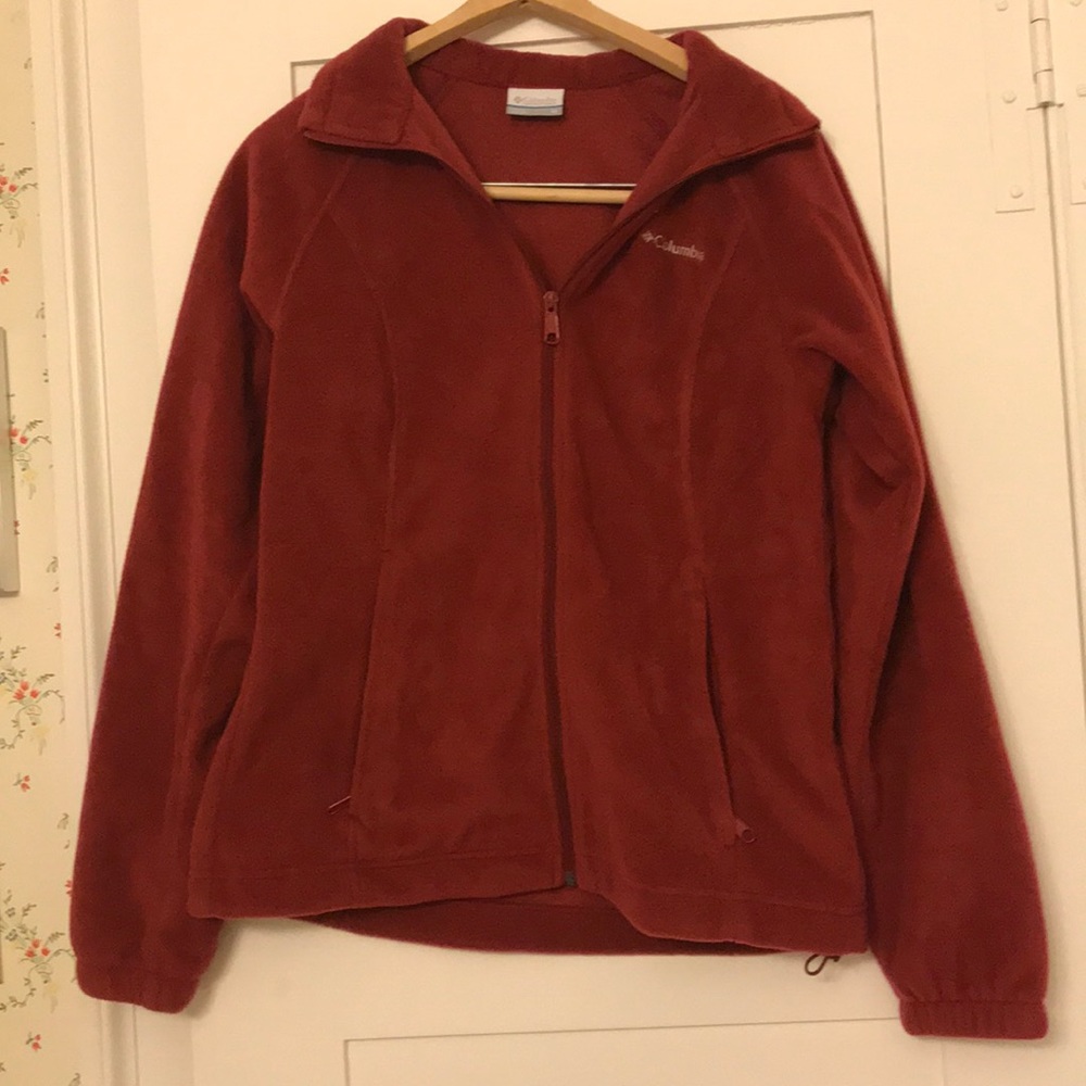 Columbia zip up sweater